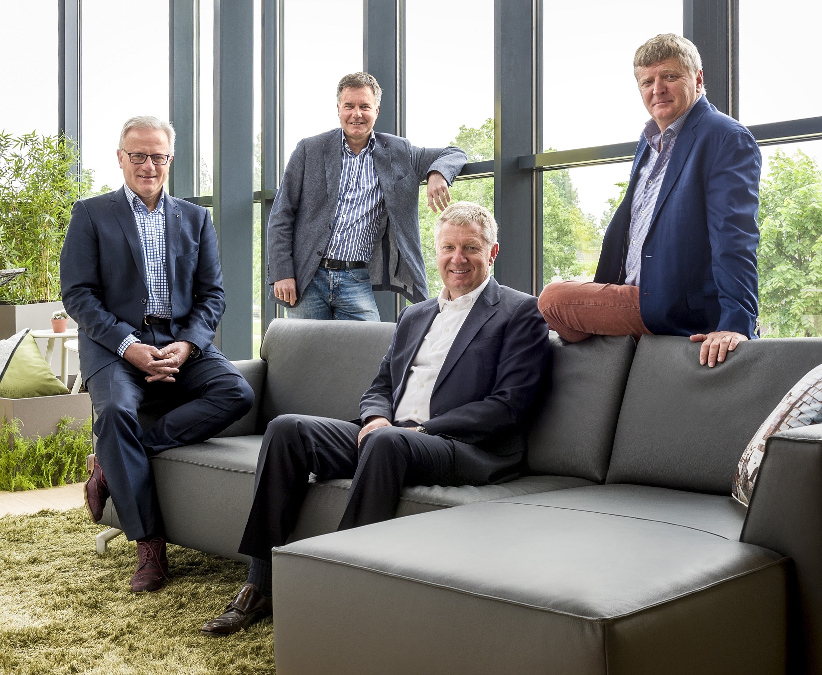 From left to right: Frans Herman, Bernd Niessen,  Paul van den Bosch & Danny van den Bosch.